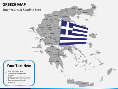 Greece map PPT slide 16
