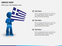 Greece map PPT slide 19