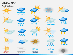 Greece map PPT slide 22
