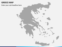 Greece map PPT slide 6