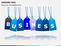 Hanging tags PPT slide 1