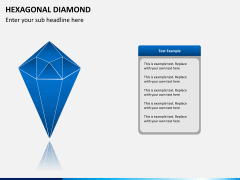 Hexagonal diamond PPT slide 1