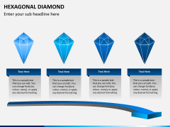 Hexagonal diamond PPT slide 2