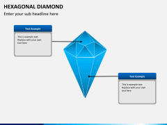 Hexagonal diamond PPT slide 3