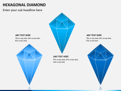 Hexagonal diamond PPT slide 4