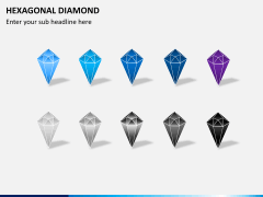 Hexagonal diamond PPT slide 5
