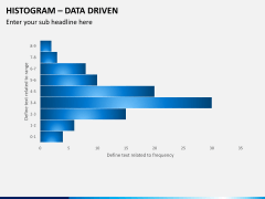 Histogram chart PPT slide 3