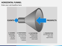 Horizontal funnel PPT slide 10