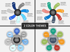 Hub and spokes PPT cover slide