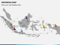 Indonesia map PPT slide 2