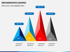 Infographic shapes PPT slide 8
