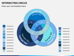 Intersecting circles PPT slide 1