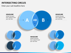 Intersecting circles PPT slide 2