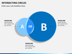Intersecting circles PPT slide 3