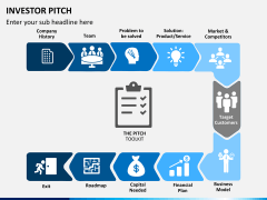 Investor pitch PPT slide 1