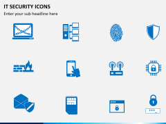 IT Security Icons PPT slide 1