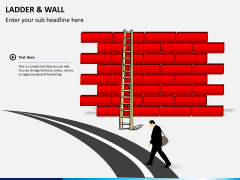 Ladder and walls PPT slide 1