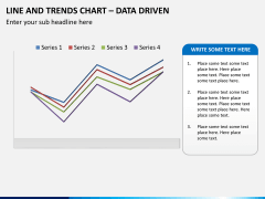 Line and trends chart PPT slide 2