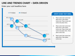 Line and trends chart PPT slide 5