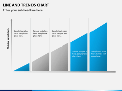 Line and trends chart PPT slide 9