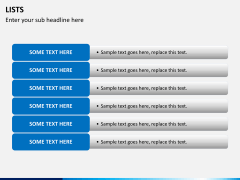 Lists and options bundle PPT slide 32