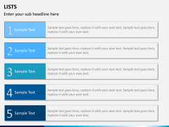 Lists and options bundle PPT slide 34