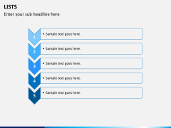 Lists and options bundle PPT slide 14