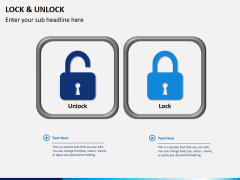 Lock and unlock PPT slide 3
