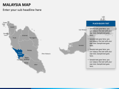 Malaysia map PPT slide 11