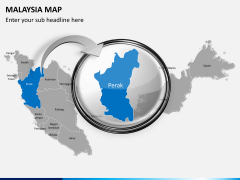 Malaysia map PPT slide 14