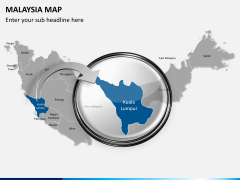 Malaysia map PPT slide 15