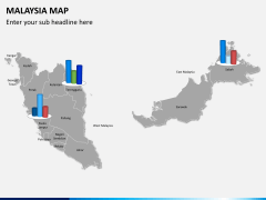 Malaysia map PPT slide 17