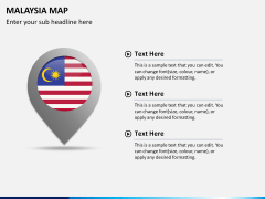 Malaysia map PPT slide 23