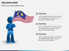 Malaysia map PPT slide 24