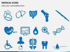Medical icons PPT slide 2