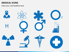 Medical icons PPT slide 3