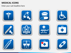 Medical icons PPT slide 4