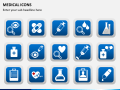 Medical icons PPT slide 6