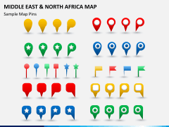 Middle east and north africa map PPT slide 16