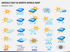Middle east and north africa map PPT slide 19