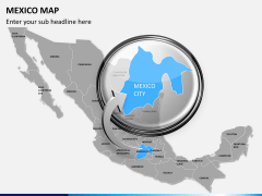 Mexico map PPT slide 16
