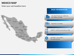 Mexico map PPT slide 20