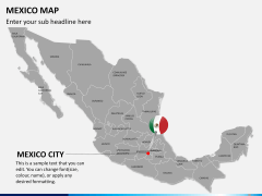 Mexico map PPT slide 22