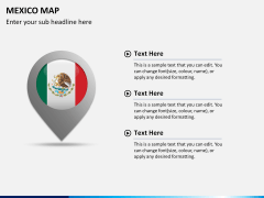 Mexico map PPT slide 25