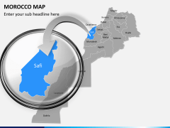 Morocco map PPT slide 11