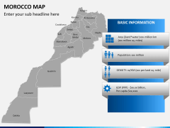 Morocco map PPT slide 13