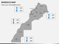 Morocco map PPT slide 14