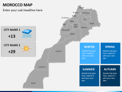 Morocco map PPT slide 16