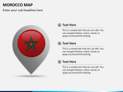 Morocco map PPT slide 17