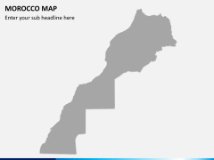 Morocco map PPT slide 3